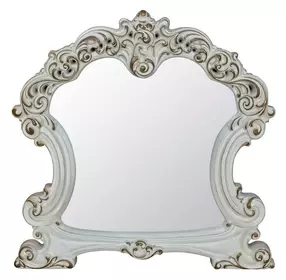 Vendome Antique Pearl Arched Wall Mirror