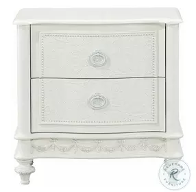 Dorothy Ivory 2 Drawer Nightstand