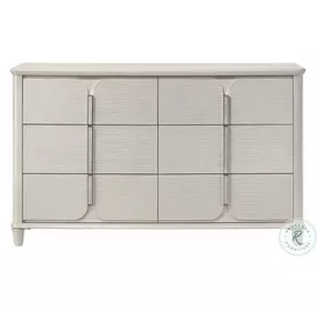 Laveda Pearl White 6 Drawer Dresser