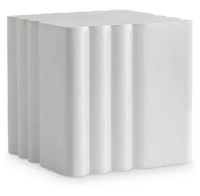 Monterosso Natural Stonecast Outdoor Square Side Table