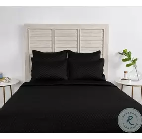 Villa Core Diamond Onyx 3 Piece Queen Bedding Set