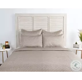 Villa Core Diamond Pebble 3 Piece Queen Bedding Set