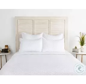 Villa Core Diamond White 4 Piece King Bedding Set
