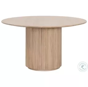 Belfast Natural Oak 54" Round Dining Table