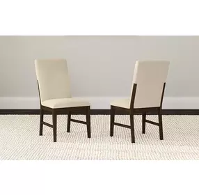 Berkeley Cream Upholstered Side Chair Set of 2