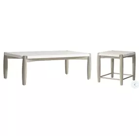 Ashbrook Vellum And Weathered Greige Side Table