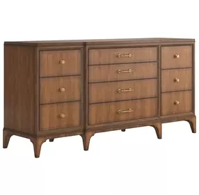 Harbor Lakeside Sepia 10 Drawer Dresser