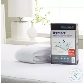 Iprotect White Twin Sofa Mattress Protector
