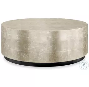 Cocktail Couture Taupe Silver Leaf Occasional Table Set