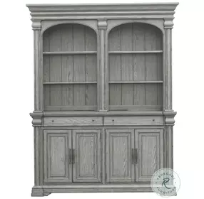 Madison Ridge Bluff Grey Server With Hutch
