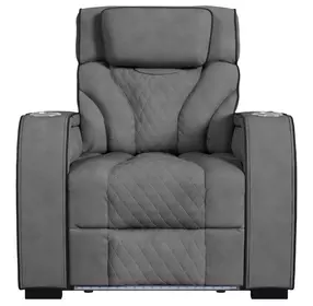 Tundra Simba Slate Motion Recliner with LED