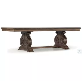 Melody Rustic Walnut Rectangular Extendable Dining Room Set