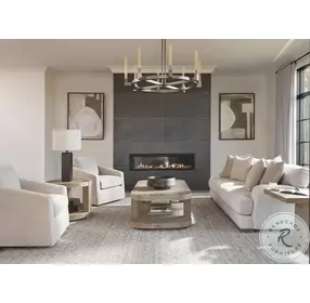 Tribeca Aurum Side Table With Pedestal Base