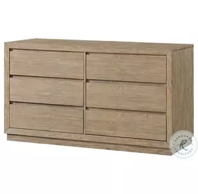 Bello Sandstone 6 Drawer Dresser