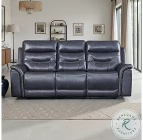 Boldera Grey Power Reclining Living Room Set with Power Headrest And Footrest