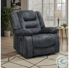 Emberton Misty Storm Performance Fabric Glider Recliner