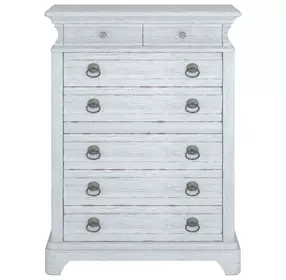 Summer Creek Blue 8 Drawer Chest