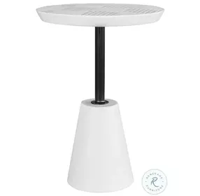 Foundation White Outdoor Accent Table