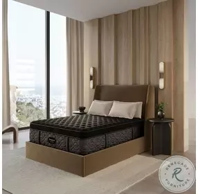 BRB 24 Series 4 Black Firm Summit Pillow Top Hybrid California King Size Mattress