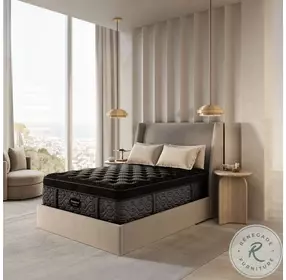 BRB 24 Series 4 Black Plush Summit Pillow Top Hybrid Full Size Mattress