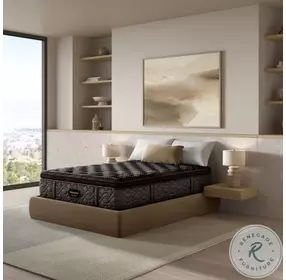 BRB 24 Series 1 Black Plush Pillow Top Hybrid Full Size Mattress