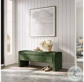 Braun Forest Upholstered Storage Bench