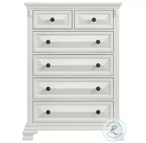 Sumner Antique White 6 Drawer Chest