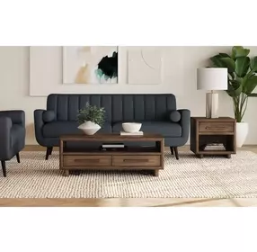 Perth Brown Square End Table