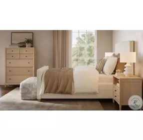 Bristol Park Ivory Queen Upholstered Platform Bed