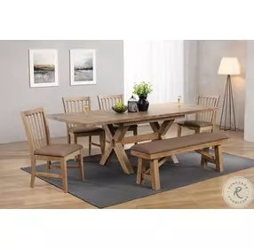 Brownstone Warm Brown Backless Bench