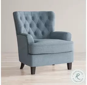 Bryson Blue Accent Chair