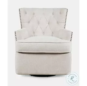 Bryson Oat Swivel Accent Chair