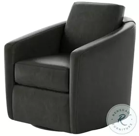 Daisey Passion Slate Swivel Glider