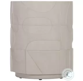 Zina Beige Accent Table