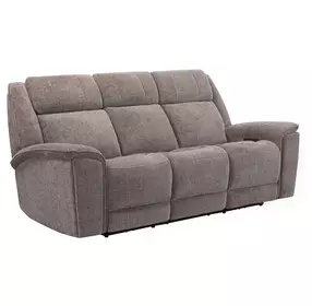 Colton Branson Tweed 93" Zero Gravity Triple Power Reclining Sofa with LED and USB Charging
