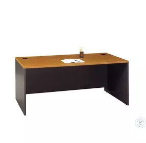 Series C Natural Cherry 72" Desk Shell