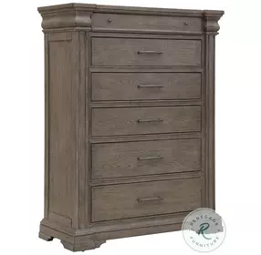 Madison Ridge Natural Bark 6 Drawer Chest