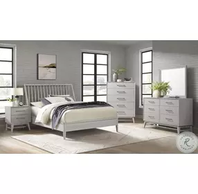 Bayside White 2 Drawer Nightstand