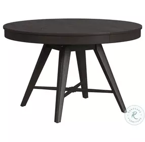 Bayside Black Extendable Round Dining Room Set