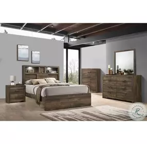 Beckett Walnut 5 Drawer Chest