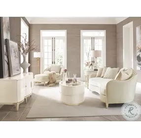 Adela Blush Taupe Ultra Soft Oyster Velvet Sofa