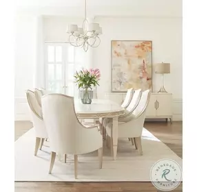 Adela creme Tweed Boucle Fabric Side Chair