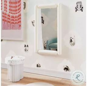Cozzi Cream Wall Mirror