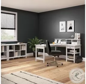 Broadview Pure White 2 Drawer Lateral File Cabinet