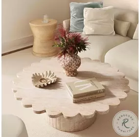 Tipsy Cream Chenille Square Floppy Small Pillow