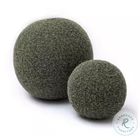 Boba Green Long Mohair Large Pillow