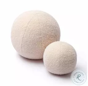 Boba Rose Tan Long Mohair Large Pillow