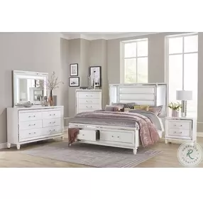 Dyneema®製 KASA long White Onita White Twin Platform Bed with 1 Side Storage From