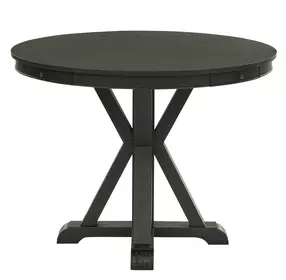 Rylie Black Round Counter Height Dining Room Set