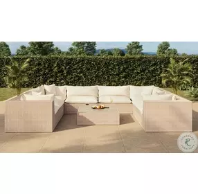Cali Natural Modular Outdoor U Shape Sectional